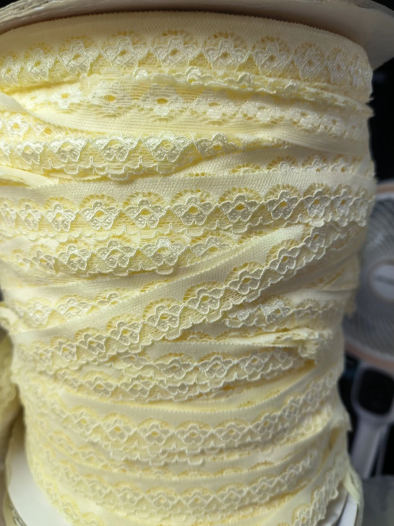 彩色编织蕾丝花边辅料衣服装饰弹力、棉线花边1.5cm左右10元30米