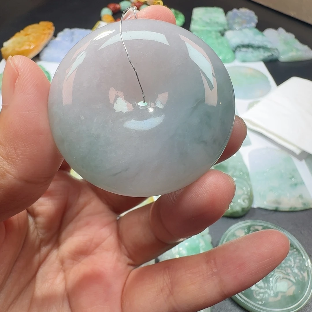 颈饰未镶嵌翡翠吊坠