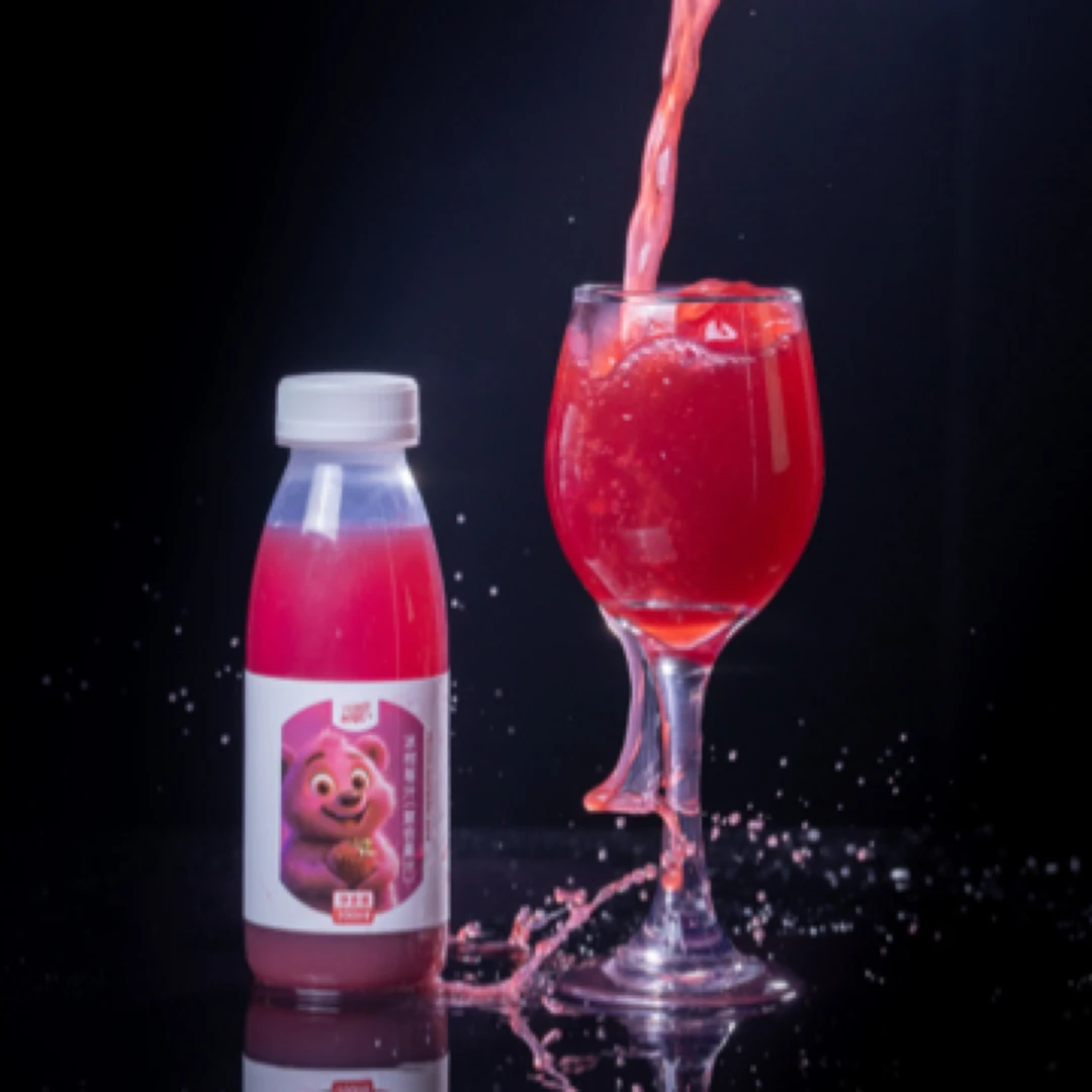 【酸甜清爽】了不起的树莓熊冰树莓汁