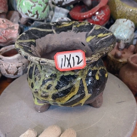 粗陶花盆手工花盆制作就这样