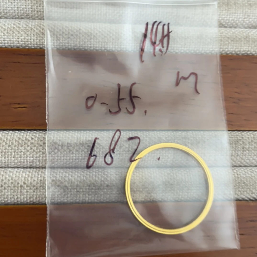 克重0.55 14号 猫眼戒指 足金999