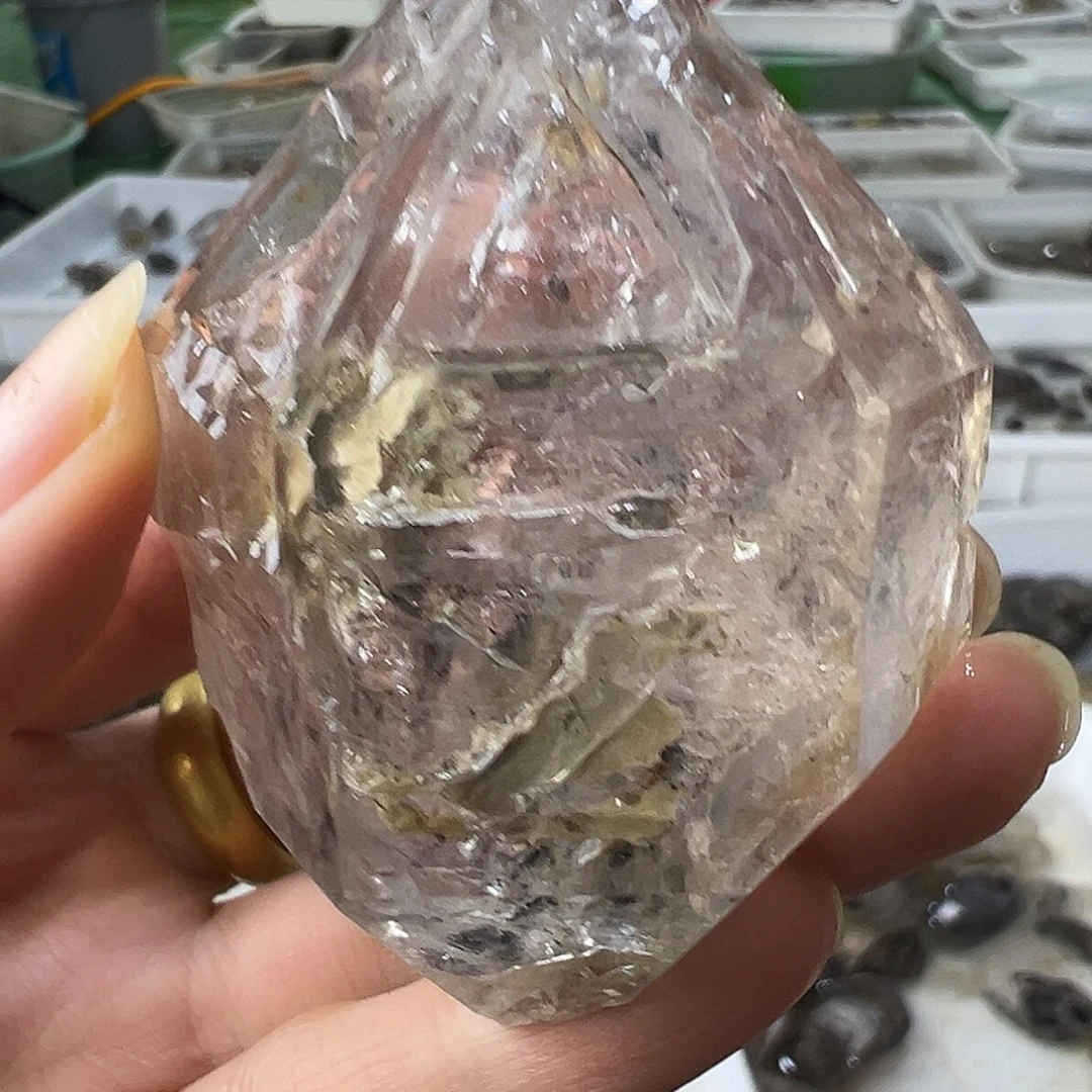 衤***唐水晶珠宝半成品未镶嵌108