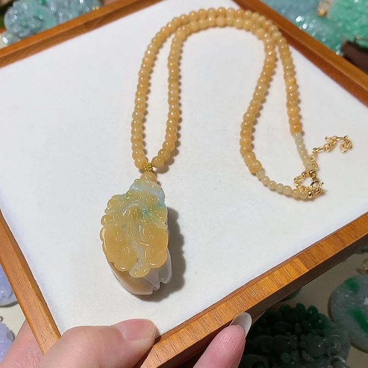 颈饰未镶嵌翡翠翡翠吊坠