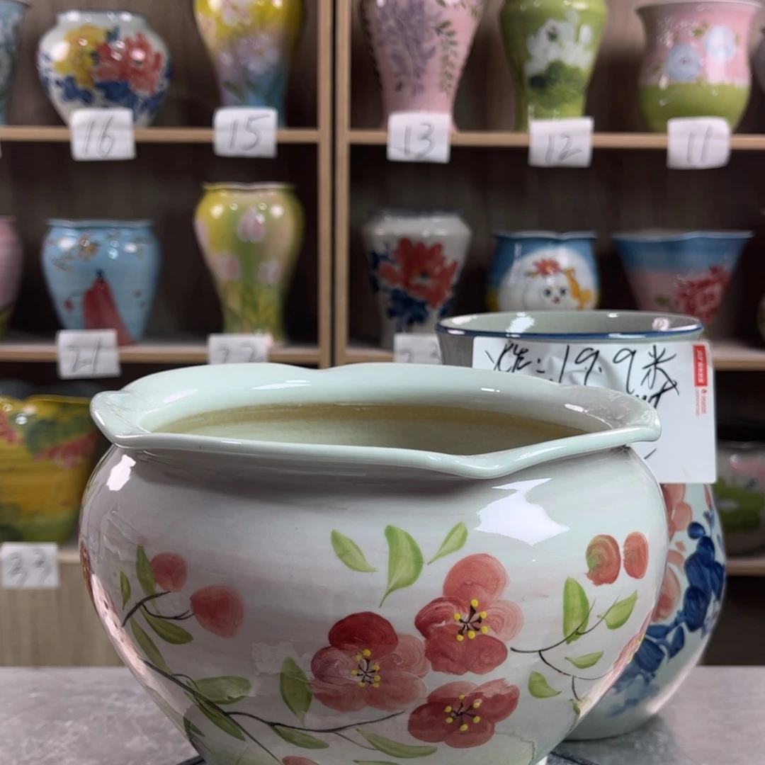 景德镇陶瓷花盆花盆