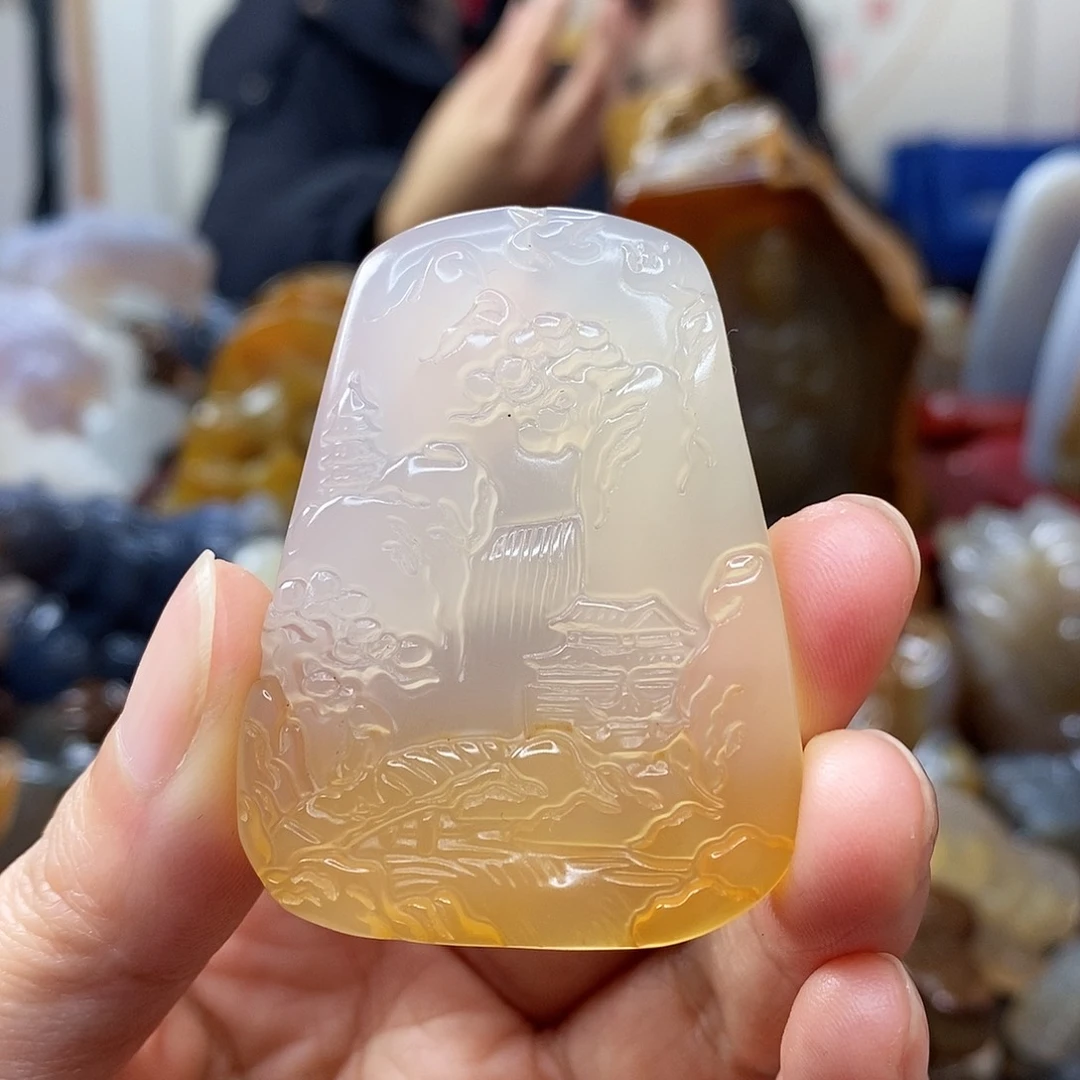 玛瑙/玉髓吊坠未镶嵌
