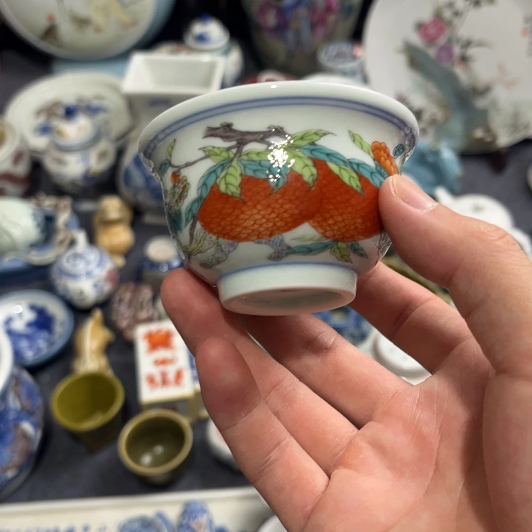 摆件景德镇陶瓷杯子