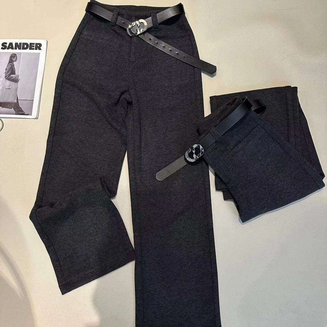 yj-春秋款醋酸Y毛裤新款百搭显瘦西裤女款