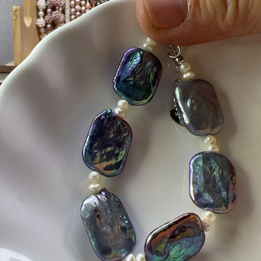 合金淡水珍珠手绳