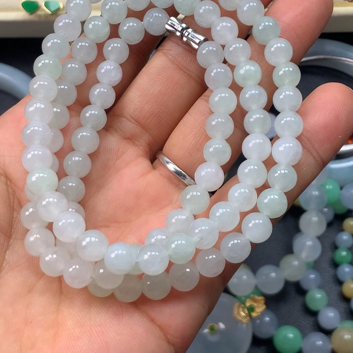 翡翠未镶嵌手链卡7