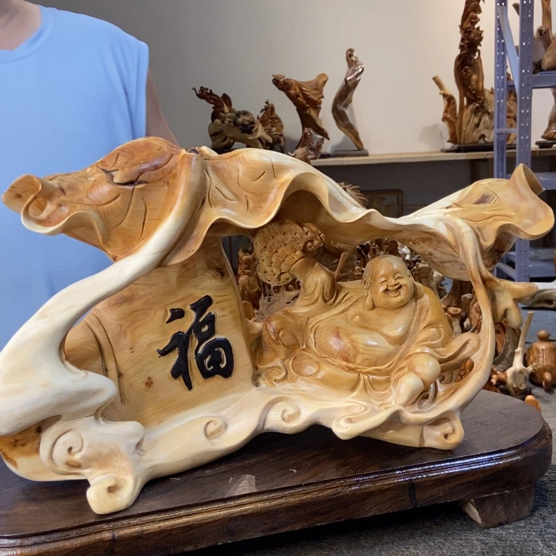 柏木（崖柏）太行崖柏根雕摆件