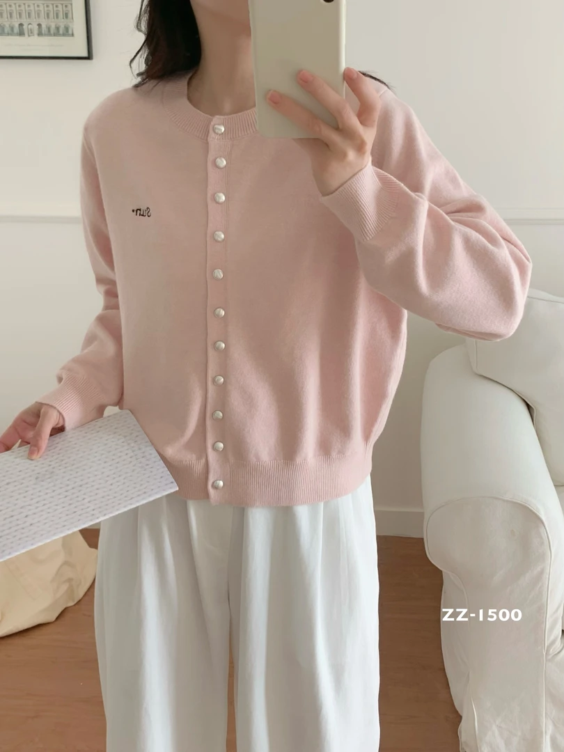 2025新款网红爆款别致针织衫上衣高级感春季开衫毛衣1500衣长56