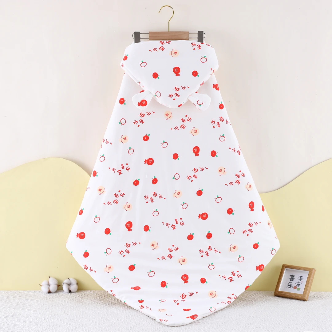 【纯棉抱被】婴幼儿全棉可水洗棉花盖毯夹棉新生儿包被纯棉100%全棉