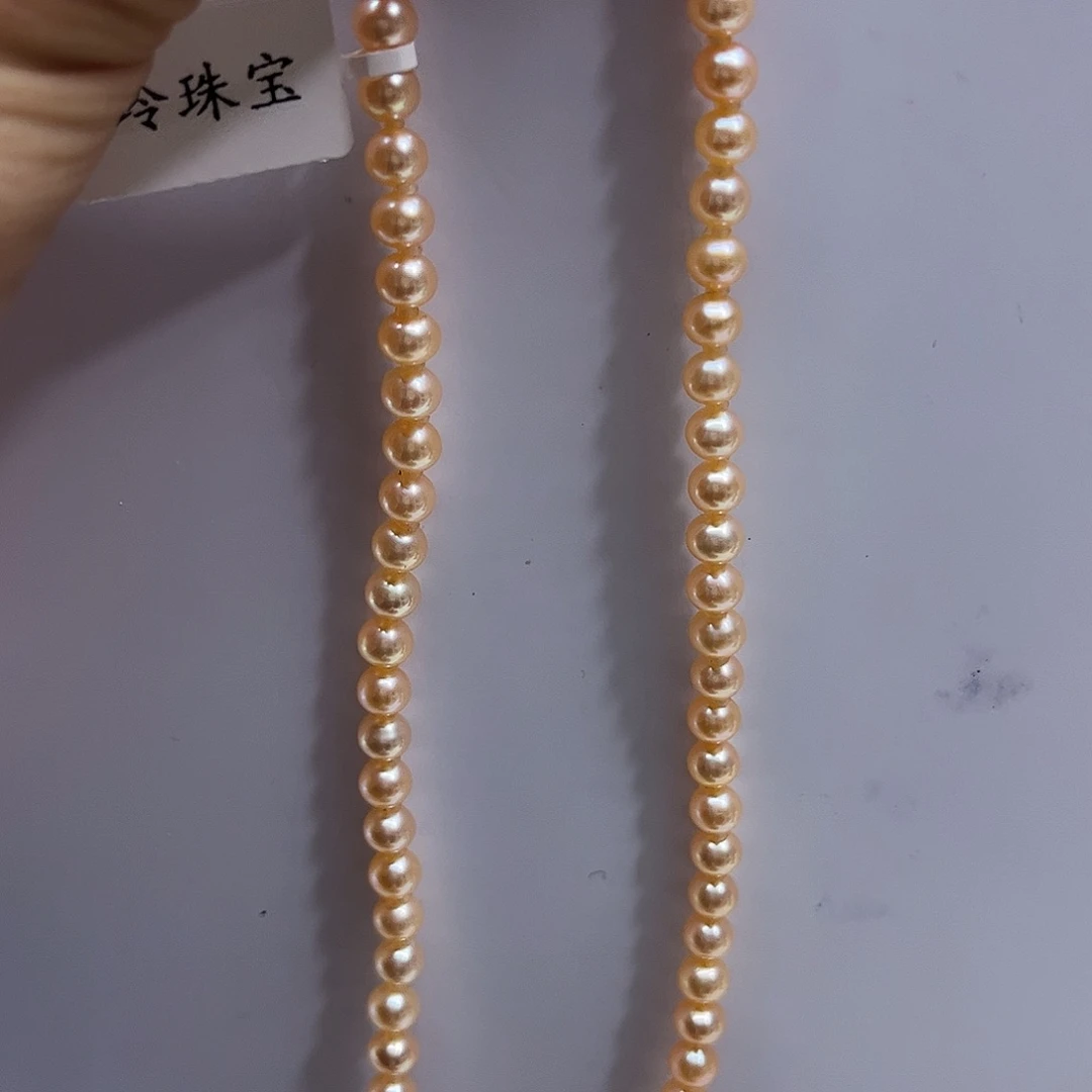 颈饰银S925镶嵌淡水珍珠