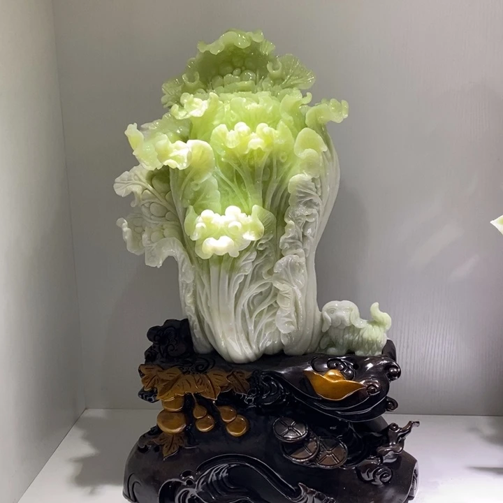 未镶嵌蛇纹石玉（覆膜）珠宝奇石