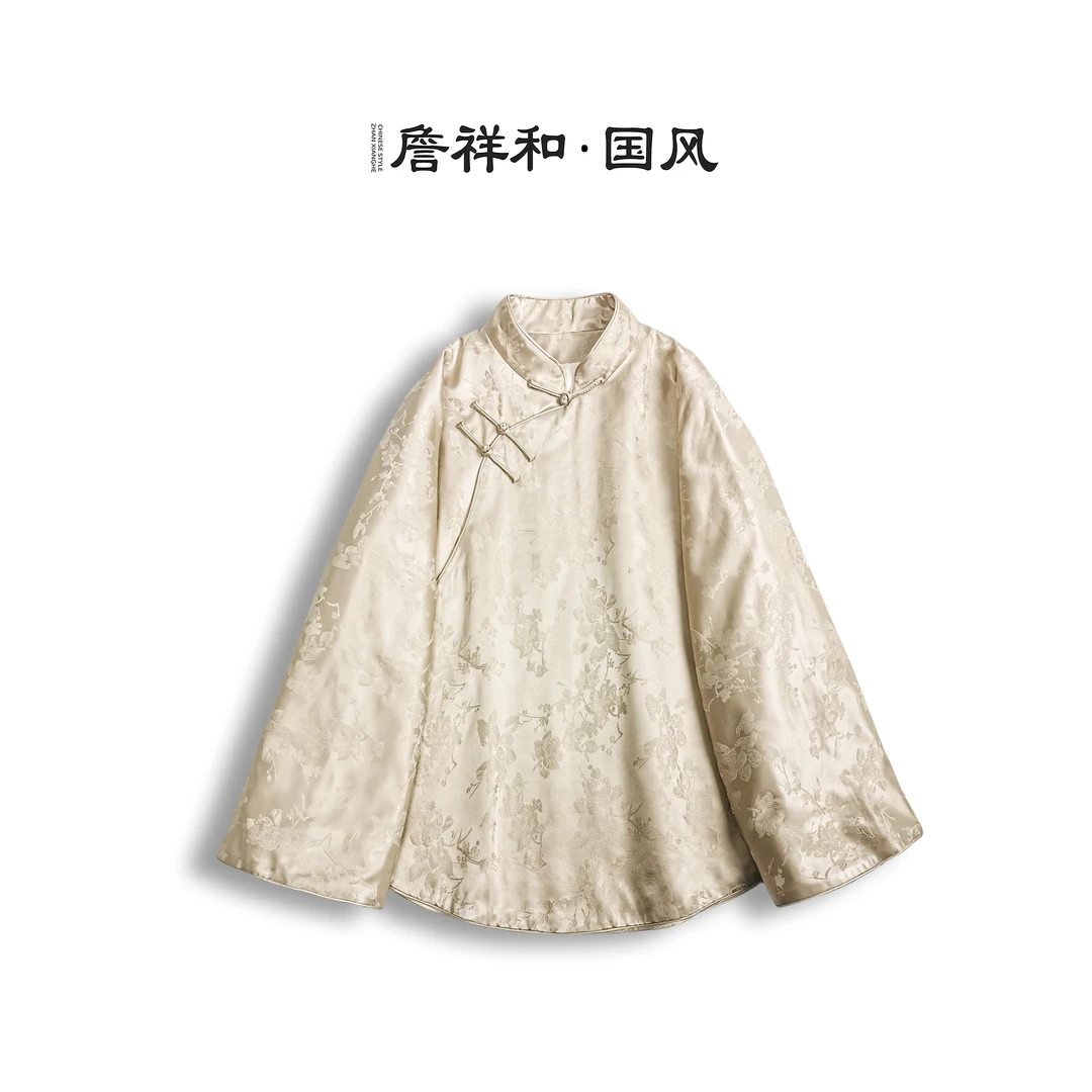 『追忆』詹祥和·复古新中式桑蚕丝秋冬时尚遮肉棉服