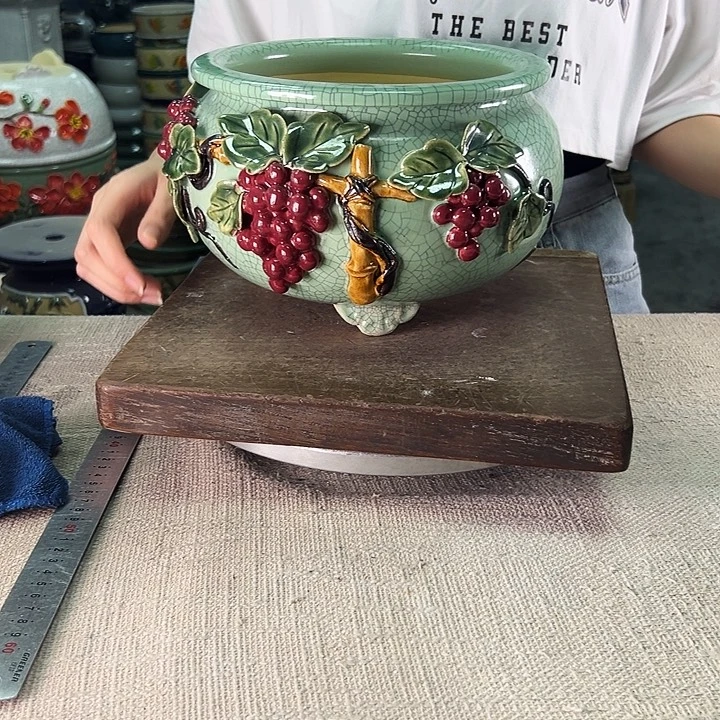 泳坤堂石湾盆陶瓷