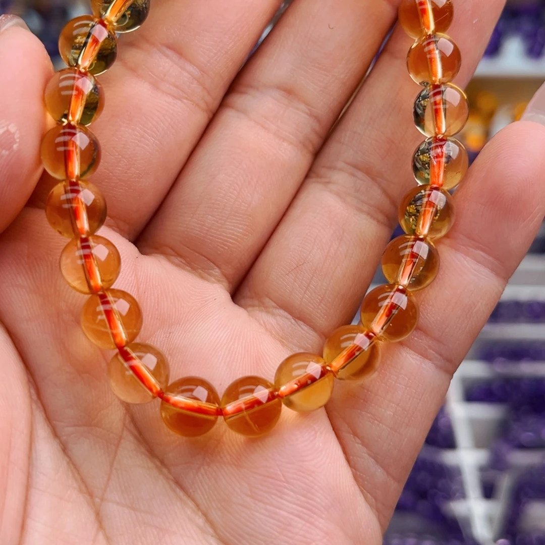 水晶未镶嵌手串天然保真