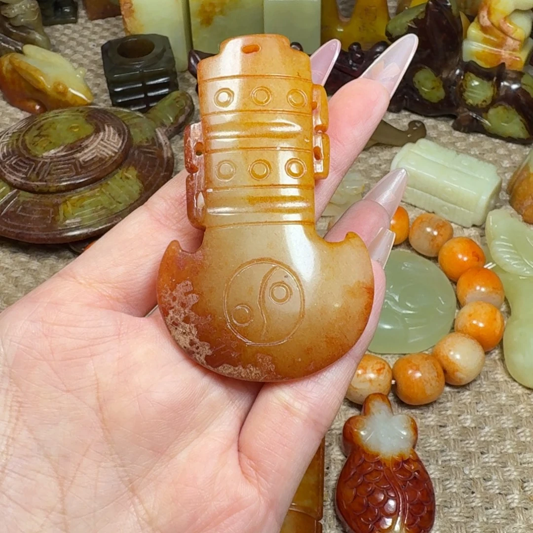 白玉菩提吊坠挂件