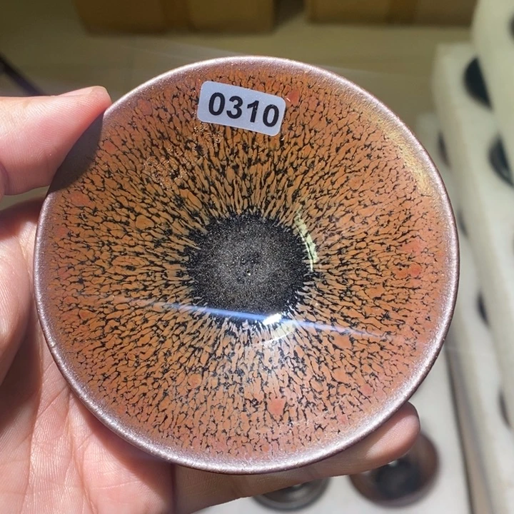 草***风茶盏建阳建盏龙窑柴烧