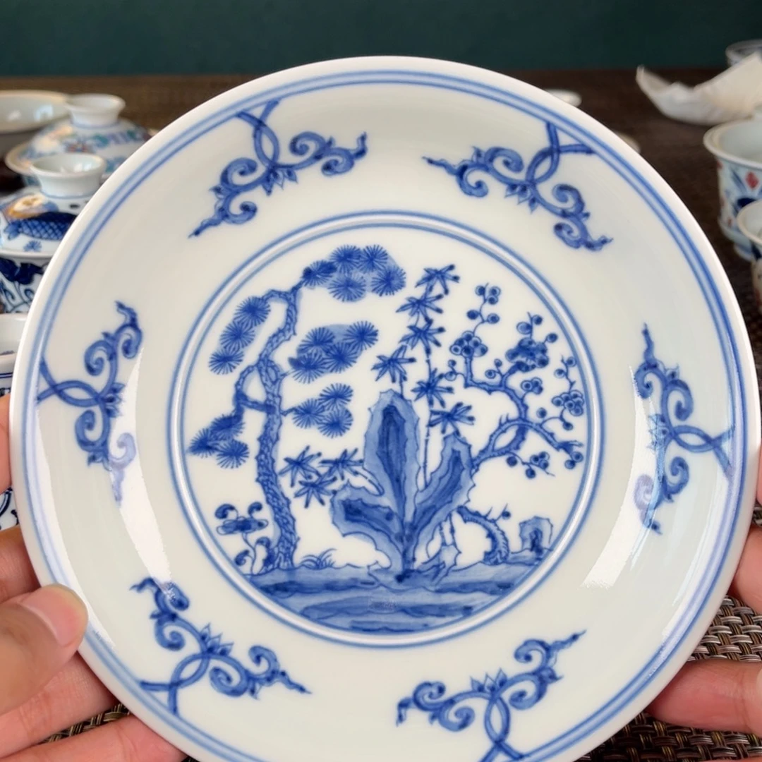 瓷片微瑕景德镇陶瓷壶承