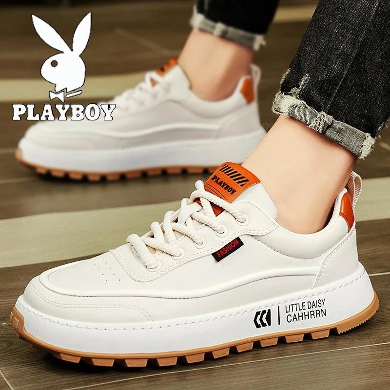 花花公子男鞋冬季百搭休闲阿甘板鞋子男款厚底耐老人防滑软底男鞋