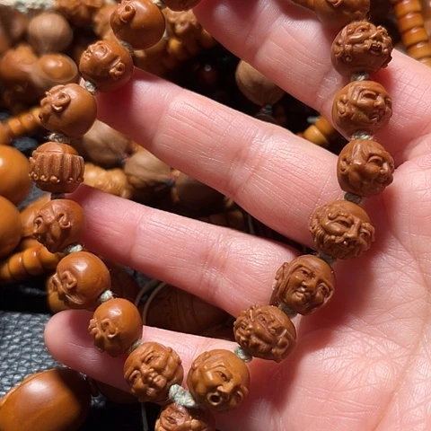 橄榄核手串/手链不**！十八罗汉