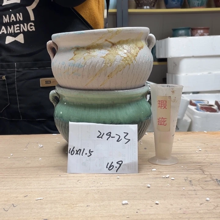 紫砂花盆多肉花盆微瑕23