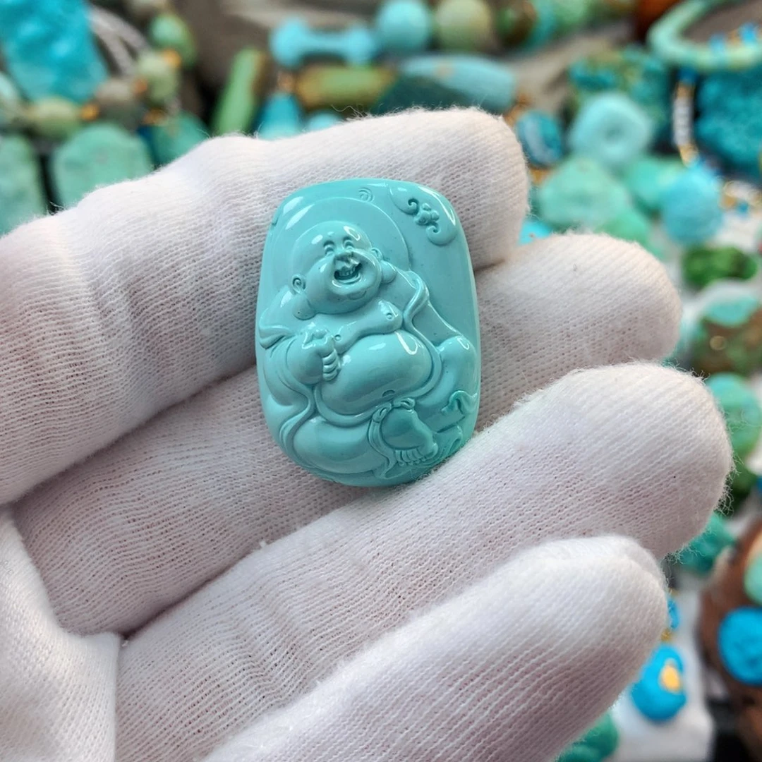 未镶嵌绿松石珠宝半成品