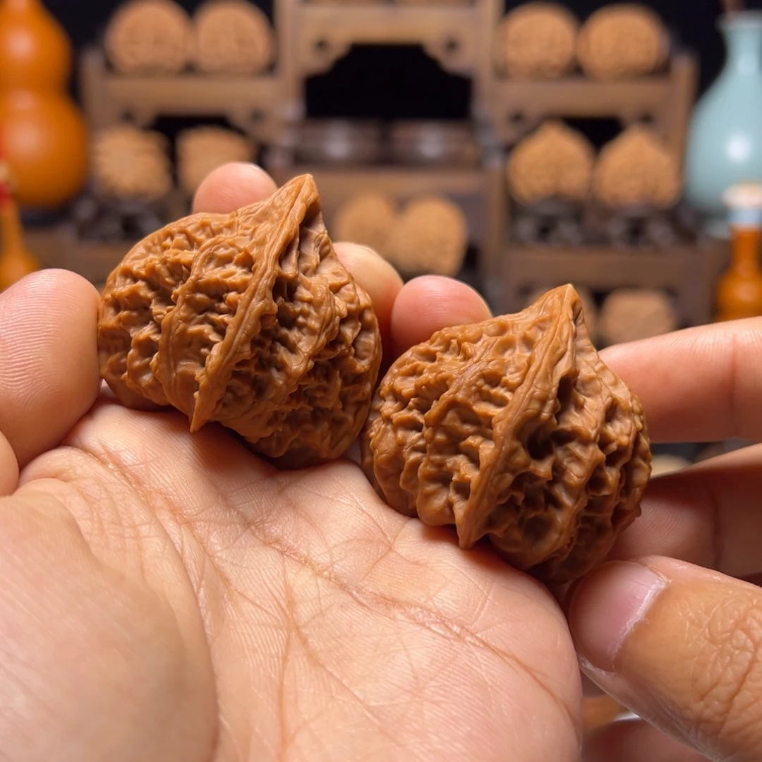 把件文玩核桃42火焰马蹄