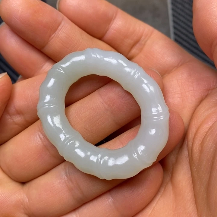 和田玉未镶嵌挂件旅*