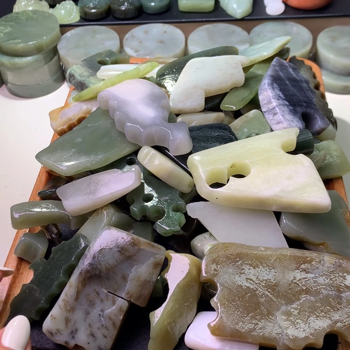 多***！和田玉（糖玉）未镶嵌珠宝半成品