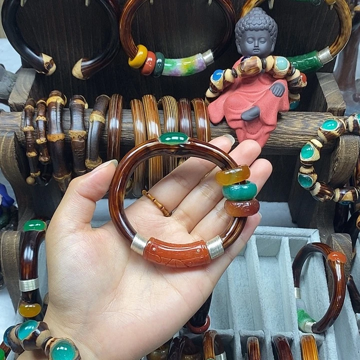 木质非金属痣****师黑藤镯