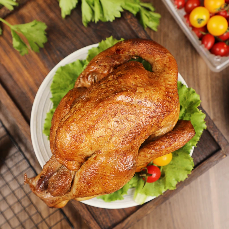 【拍一发二】德州清真五香扒鸡烧鸡美味特产肉嫩410g*2只计量