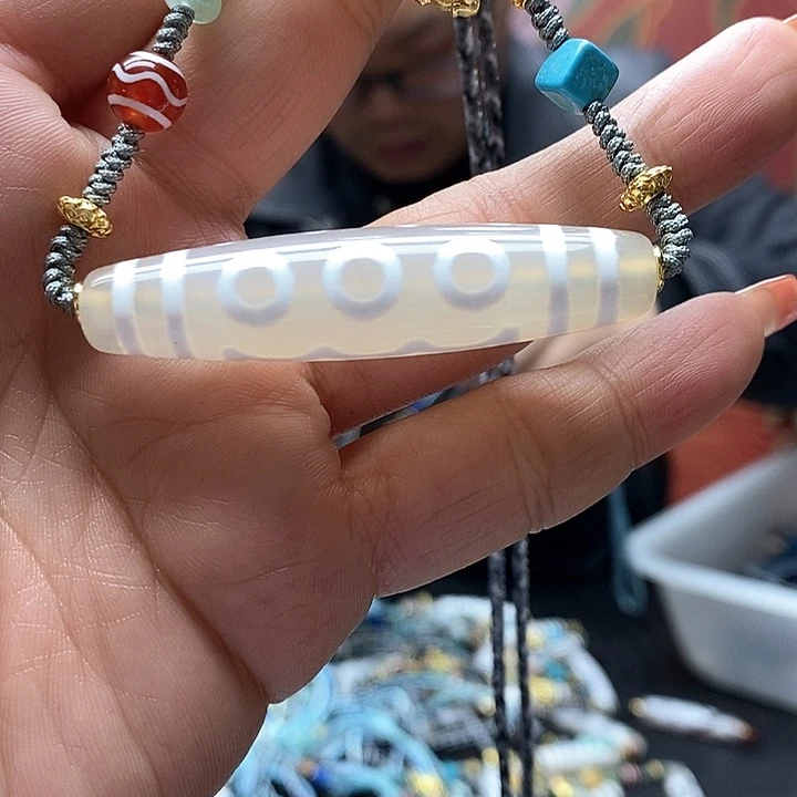 玛瑙/玉髓颈饰合金