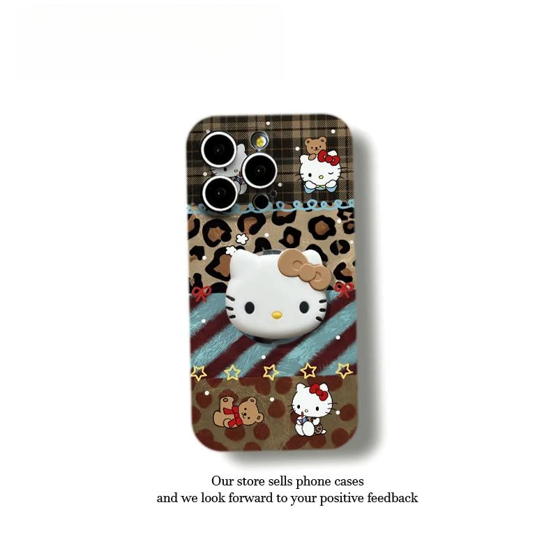 飞虎胜拼接豹纹KT猫适用苹果16/15菲林手机壳华为P70oppo小米vivo