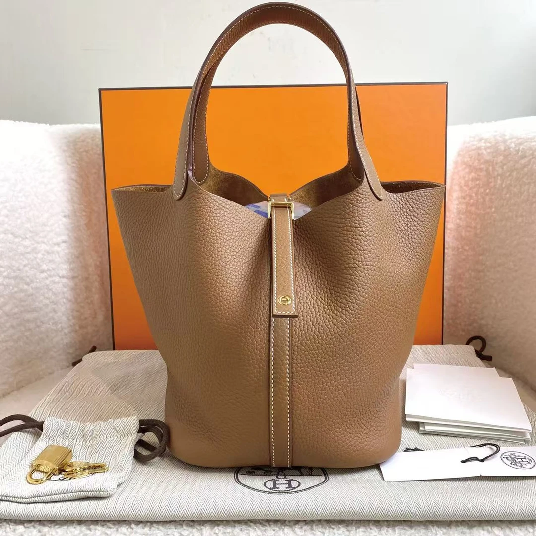 未使用 Hermes/爱马仕 金扣菜篮子22 W刻/11526860/12期/代卖服务