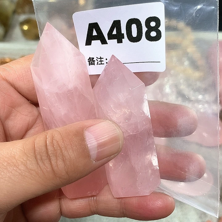 水晶天然水晶柱子A408未镶嵌栯*