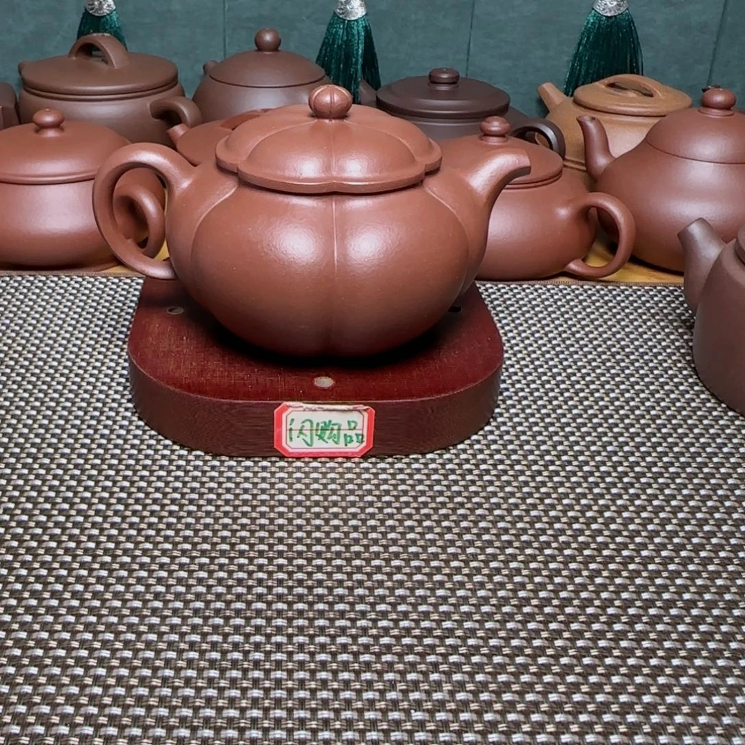 H***o紫砂茶壶底槽清葵莲子250ml