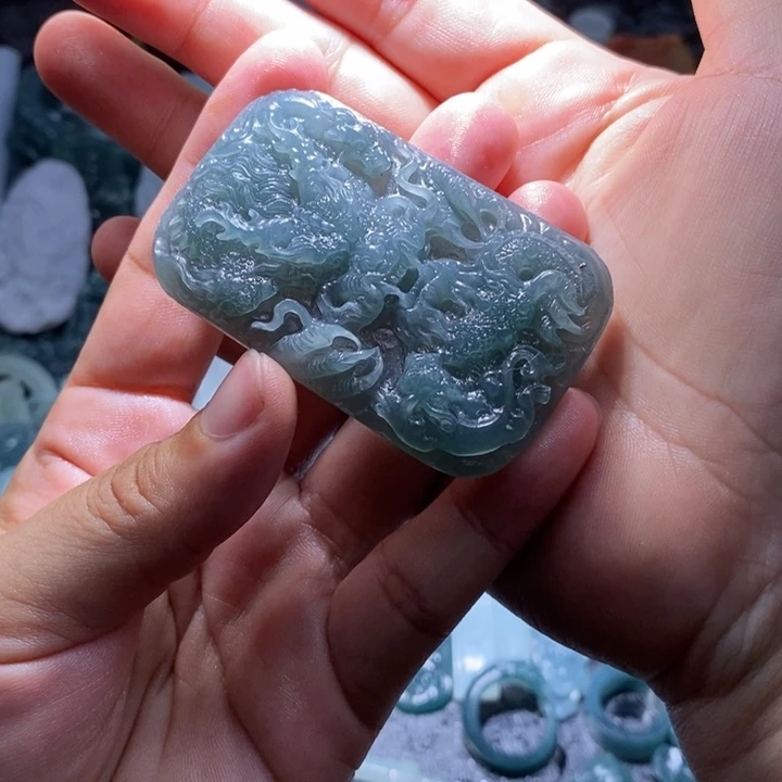 定制翡翠未镶嵌明****.毛