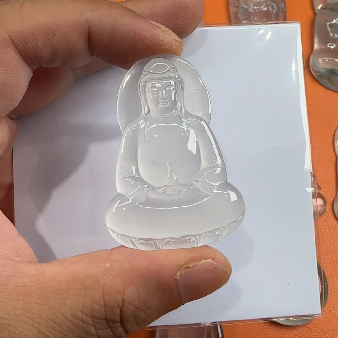 翡翠未镶嵌颈饰天然