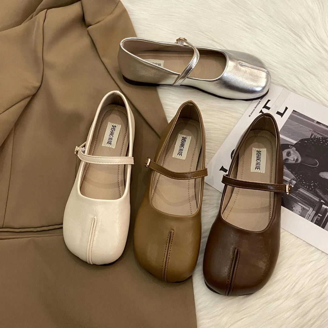 法式复古玛丽珍单鞋女2025新款夏季百搭平底配裙子软底豆豆鞋