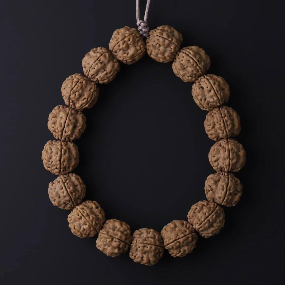 S9021【帝王花】严选深清大梅花双龙小金刚菩提单圈文玩手串