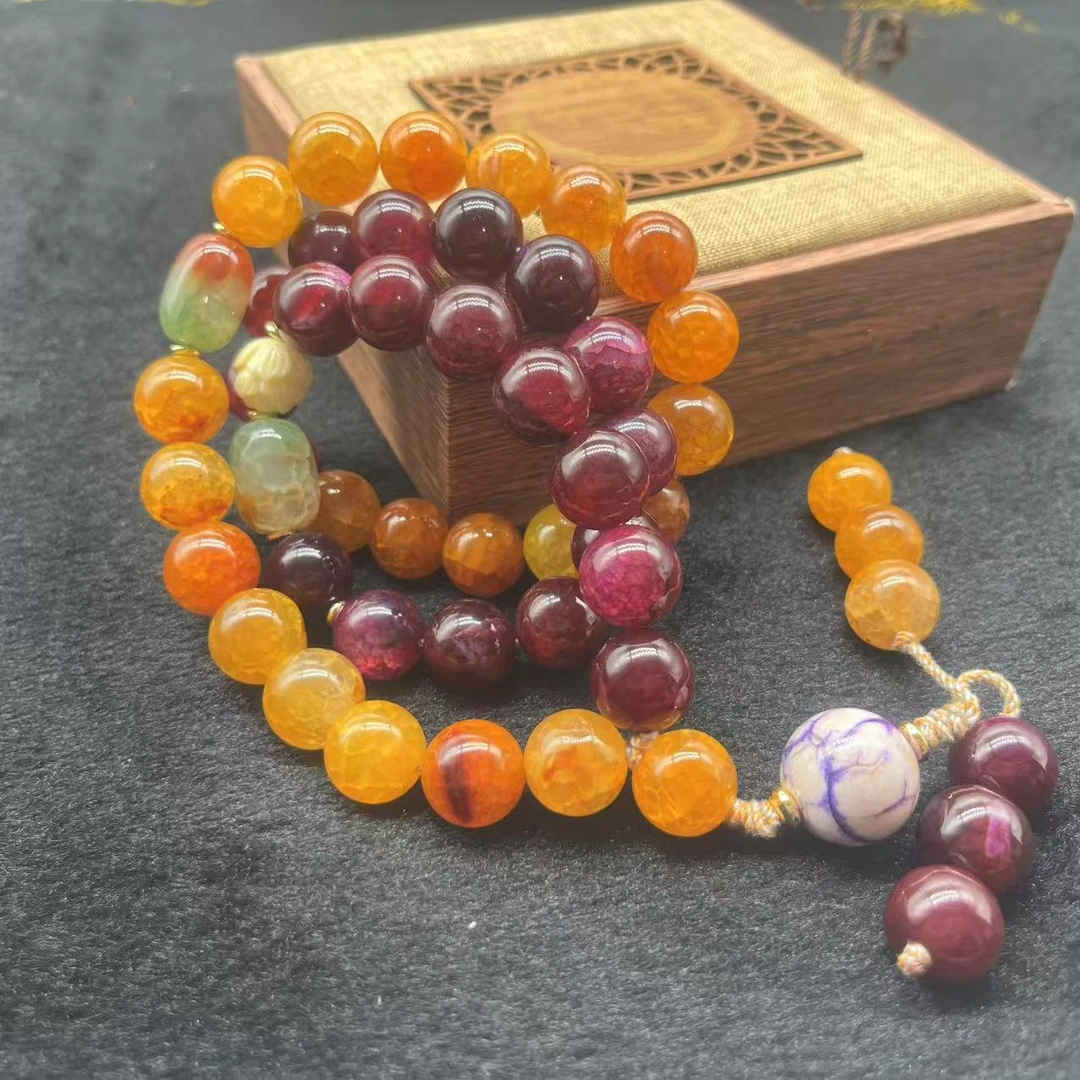 【百世璀璨 尽耀光芒】丹麦国石血斋子项链KC604