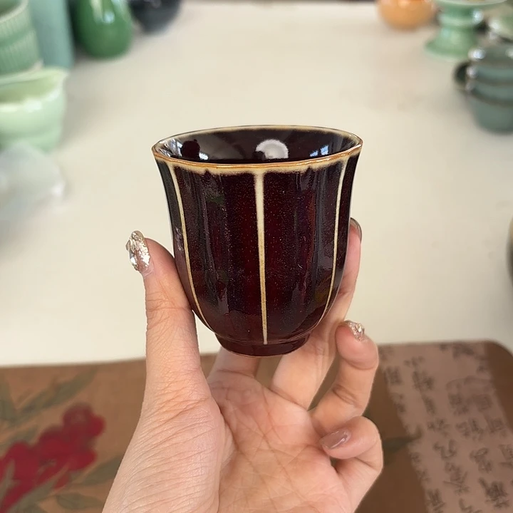 龙泉云间青瓷小米茶器