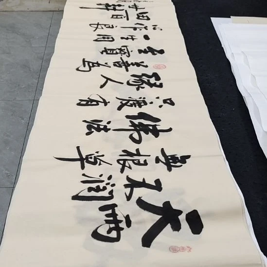 翰墨白武坤老师作品一副