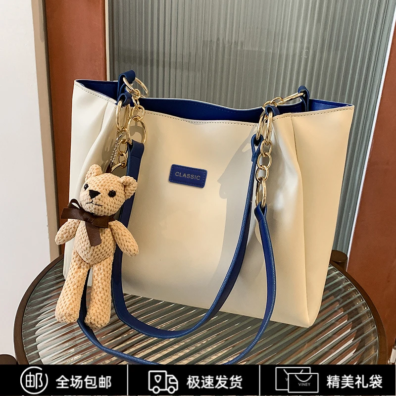 Viney真皮包包女包2025大容量单肩托特包生日礼物送女友送老婆