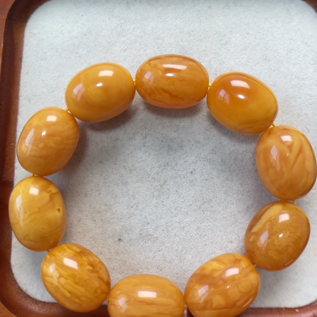 蜜蜡未镶嵌手串蜜蜡