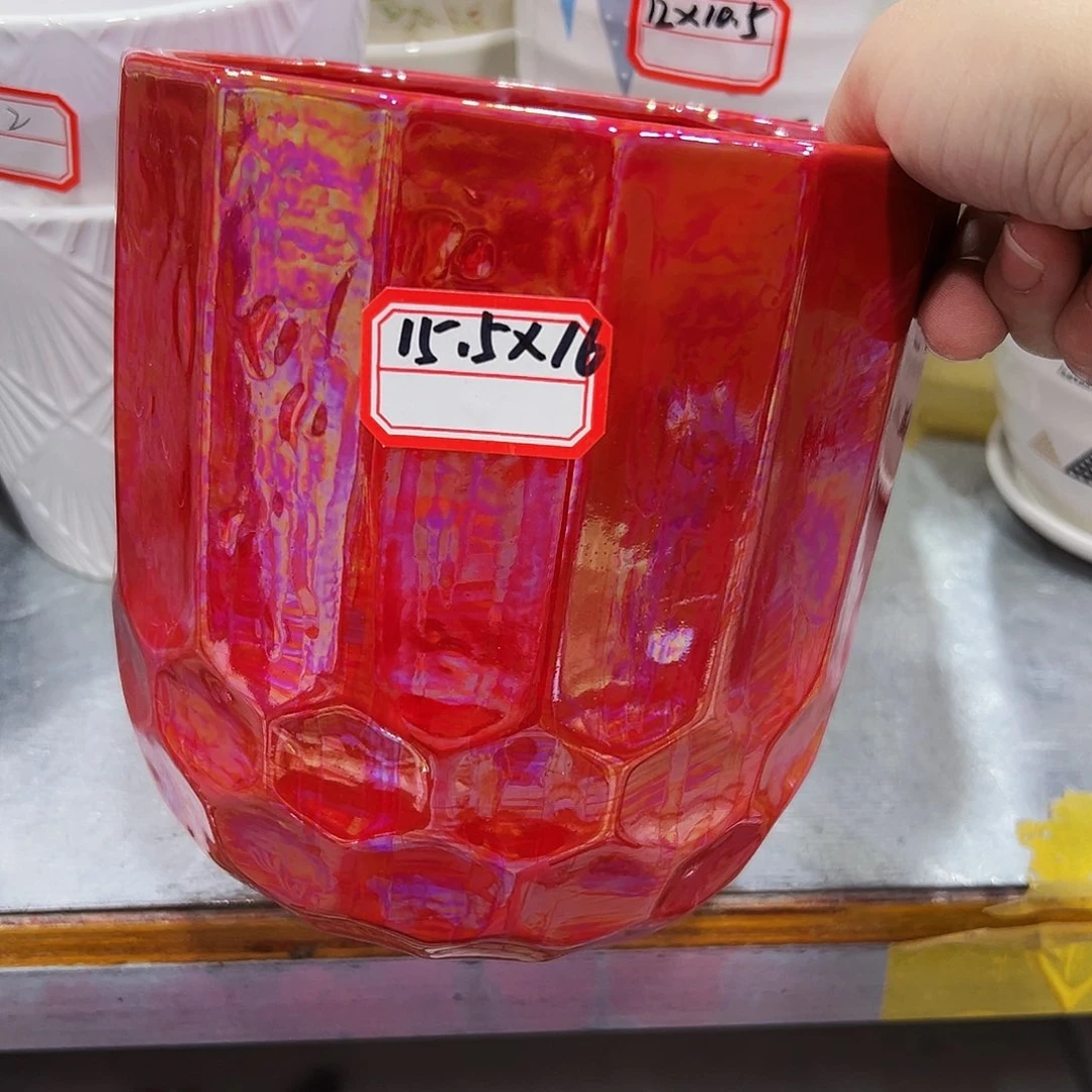 外贸尾单陶瓷花盆凑单10米包邮