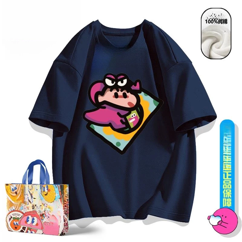 半袖蜡笔小新纯棉短袖t恤男女ins春夏季百搭休闲宽松潮流学生上衣