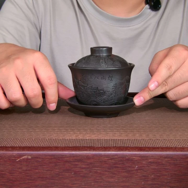 茶杯紫砂高货放漏